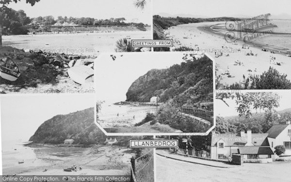 Photo of Llanbedrog, Composite c.1955