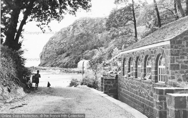 Photo of Llanbedrog, Road To The Beach c.1955