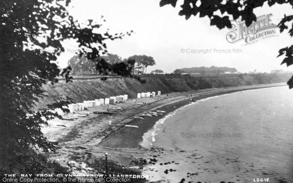 Photo of Llanbedrog, The Bay From Glyn Y Weddw c.1936
