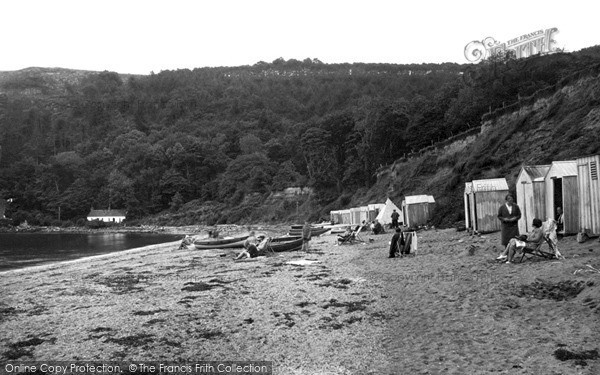 Photo of Llanbedrog, The Beach c.1936