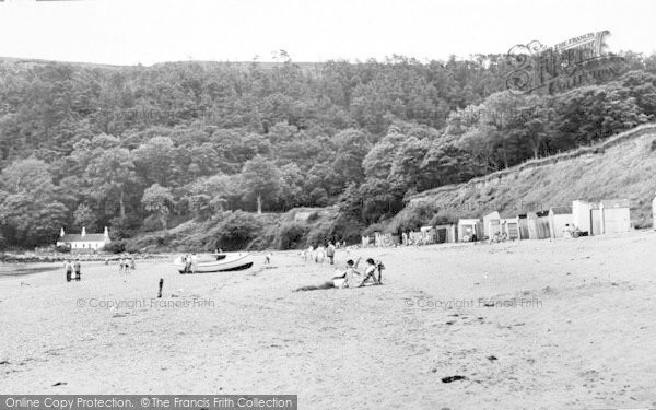 Photo of Llanbedrog, The Beach c.1955