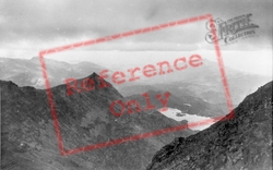 Crib Goch From Snowdon Summit c.1935, Llanberis