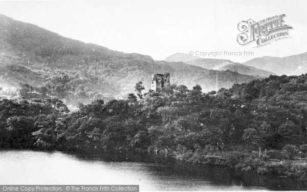 Photo of Llanberis, Dolbadarn Castle And The Lake c.1935