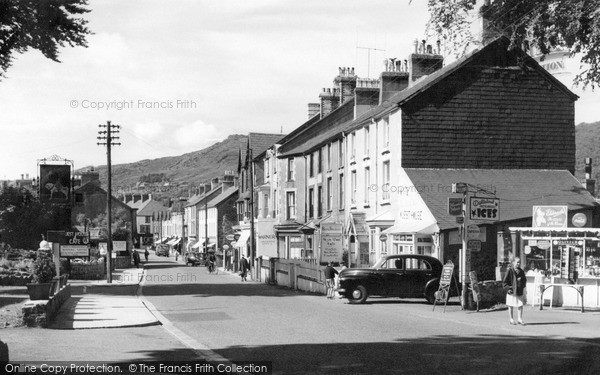 Photo of Llanberis, High Street c.1955