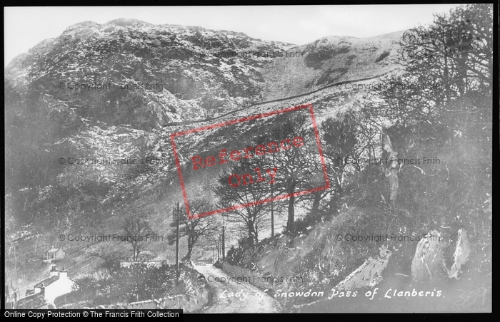Photo of Llanberis, Lady Of Snowdon Pass c.1930