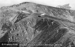 Nearing Summit, Snowdon Mountain Railway c.1935, Llanberis