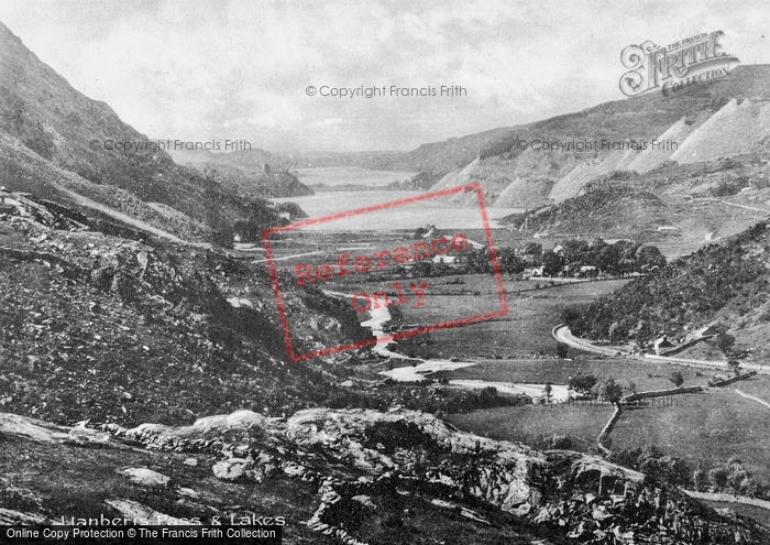 Photo of Llanberis, Pass And Lakes c.1864