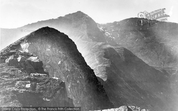 Photo of Llanberis, Snowdon And Lliwedd West Peak c.1960