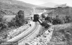 Snowdon Mountain Railway From Below Chapel Station c.1896, Llanberis