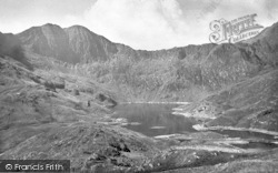 Snowdonia, Lliwedd, Snowdon And Llyn Llydaw c.1955, Llanberis
