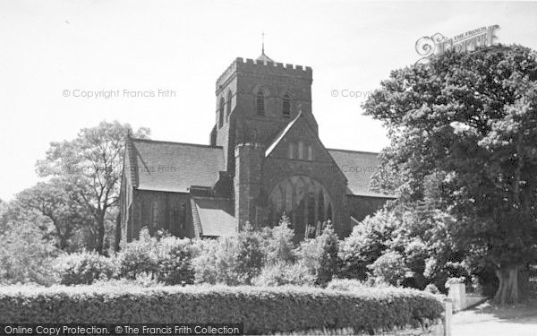 Photo of Llanberis, St Padarn's Church c.1955