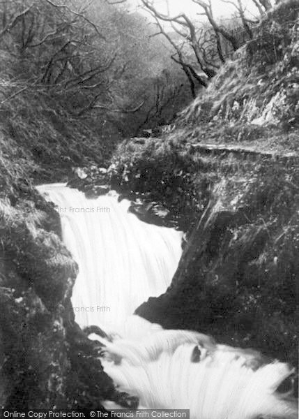 Photo of Llanberis, The Lower Fall c.1935