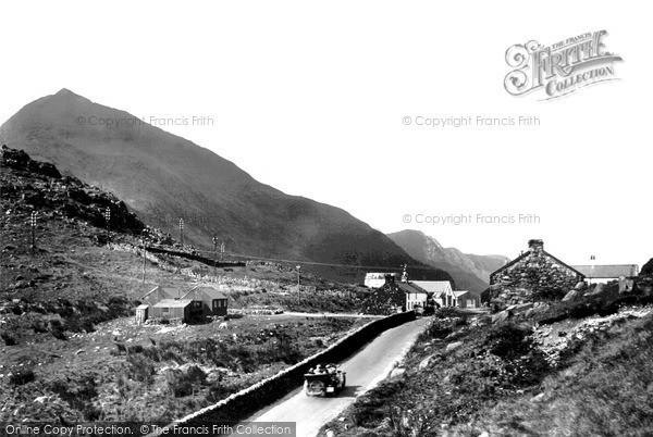 Photo of Llanberis, Top Of Llanberis Pass c.1935