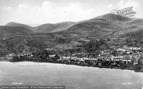 Photo of Llanberis, View Across Llyn Padarn c.1935