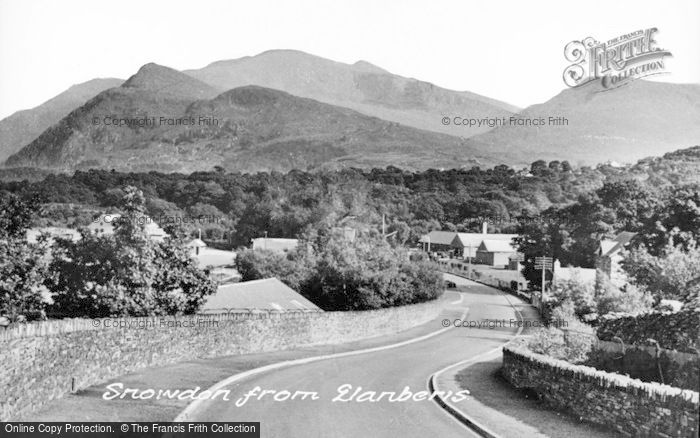 Photo of Llanberis, View Towards Snowdon c.1955