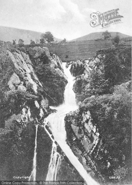 Photo of Llanberis, Waterfall c.1935