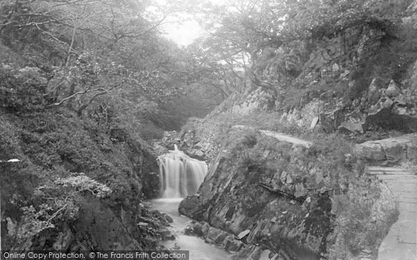 Photo of Llanberis, Waterfall Glen 1896