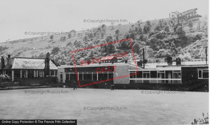 Photo of Llanbradach, Bowling Green c.1955