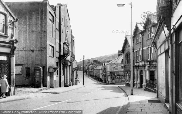 Photo of Llanbradach, Main Street c1955