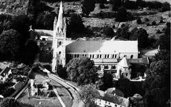 Aerial View Of Cathedral c.1955, Llandaff