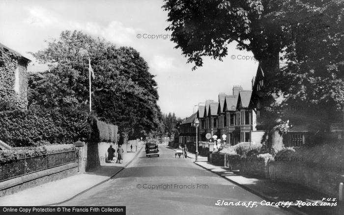 Photo of Llandaff, Cardiff Road c.1955