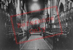Cathedral, Choir East 1925, Llandaff