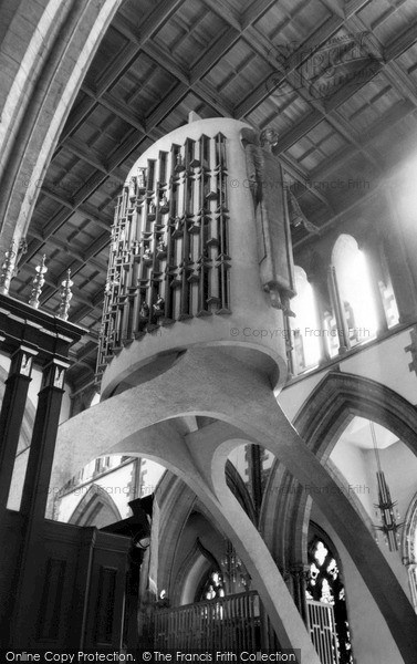 Photo of Llandaff, Cathedral, Epstein's Majestas c.1965