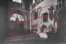 Cathedral Interior 1925, Llandaff