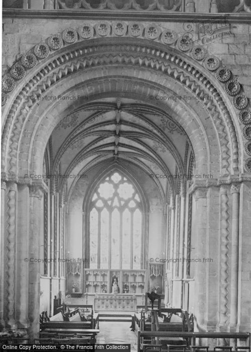 Photo of Llandaff, Cathedral, Lady Chapel Seen Through The Norman Arch c.1956