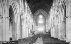 Cathedral Nave East 1893, Llandaff