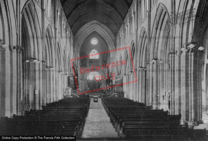 Photo of Llandaff, Cathedral, Nave East 1925
