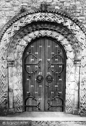Cathedral North Door c.1874, Llandaff
