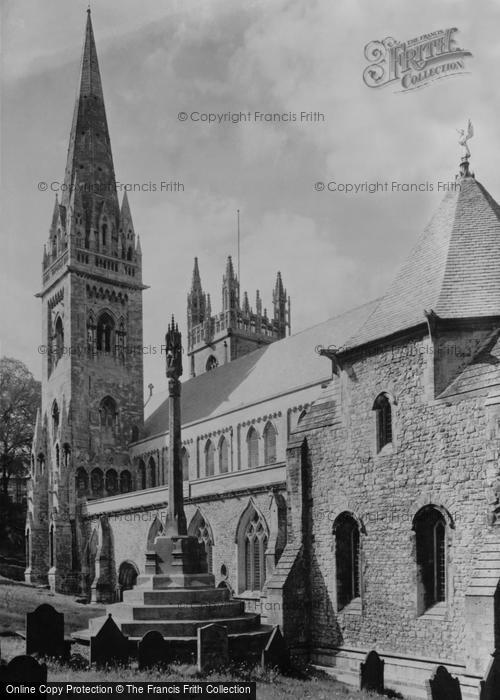 Photo of Llandaff, Cathedral, South West View c.1956