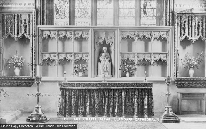 Photo of Llandaff, Cathedral, The Lady Chapel Altar c.1956