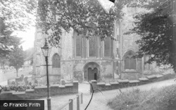 Cathedral, West Entrance c.1933, Llandaff