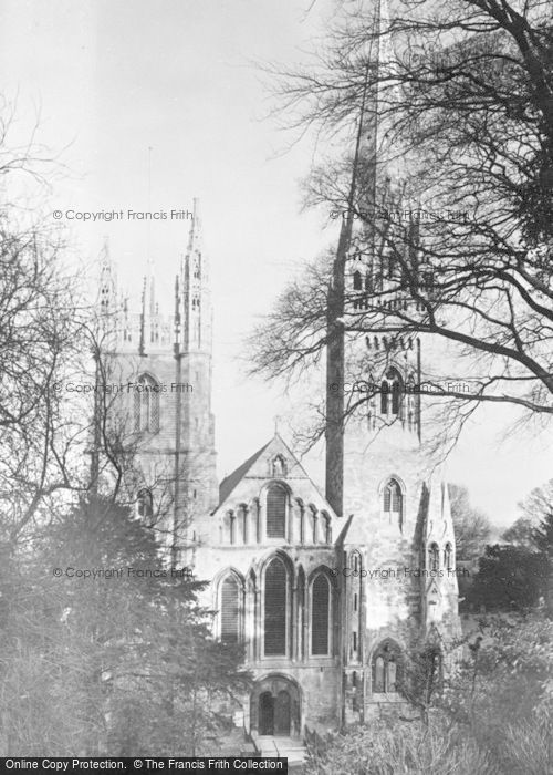 Photo of Llandaff, Cathedral, West Front c.1956