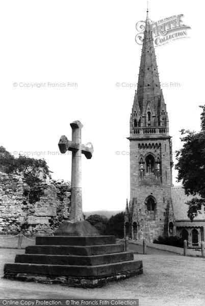 Photo of Llandaff, Cross And Cathedral c.1955