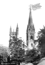 The Cathedral, The West Front 1893, Llandaff