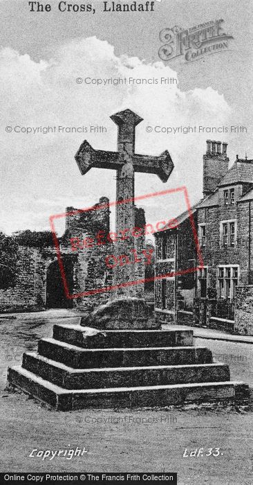 Photo of Llandaff, The Cross c.1935