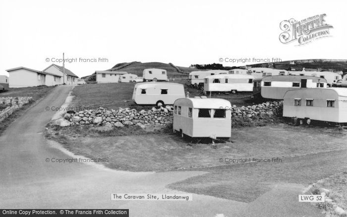 Photo of Llandanwg, The Caravan Site c.1960