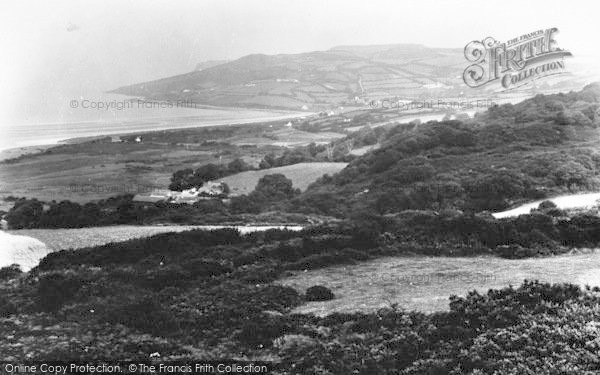 Photo of Llanddona, From The West c.1950