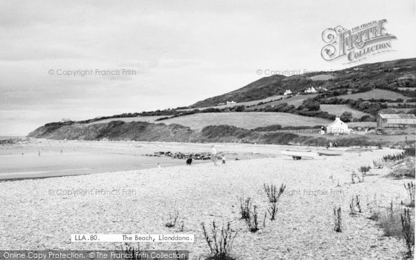 Photo of Llanddona, The Beach c.1965