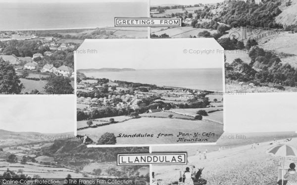 Photo of Llanddulas, Composite c.1960