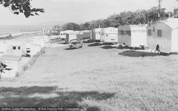 Photo of Llanddulas, Craig Y Mor Caravan Park c.1960