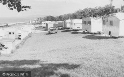 Craig-Y-Mor Caravan Park c.1960, Llanddulas