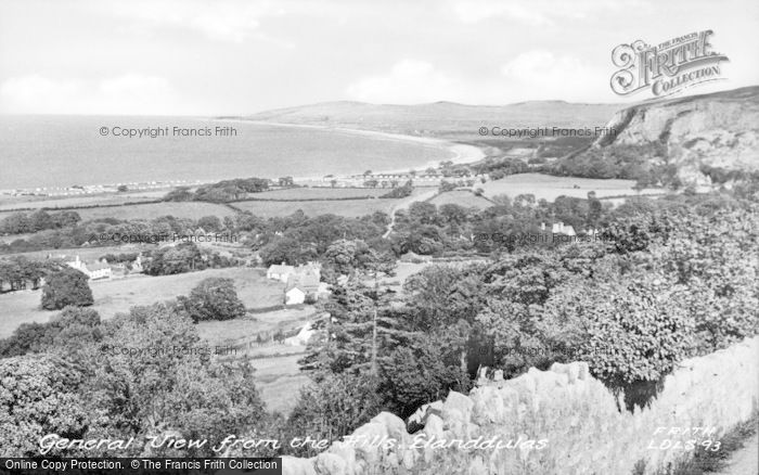 Photo of Llanddulas, General View c.1955
