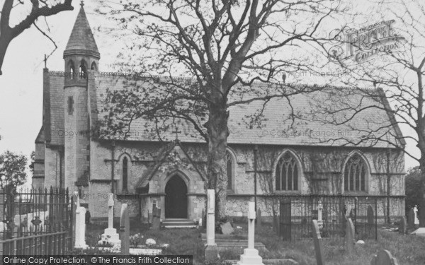 Photo of Llanddulas, St Cynbryd's Church c.1950