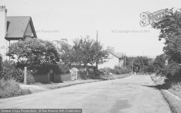 Photo of Llanddulas, Station Road c.1955