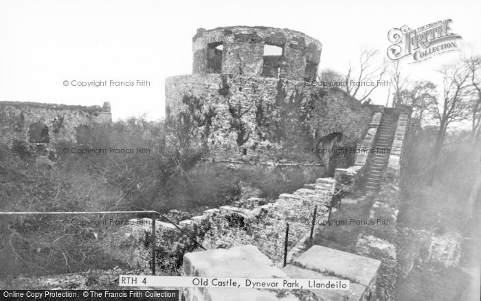 Photo of Llandeilo, Dinefwr Castle c.1950