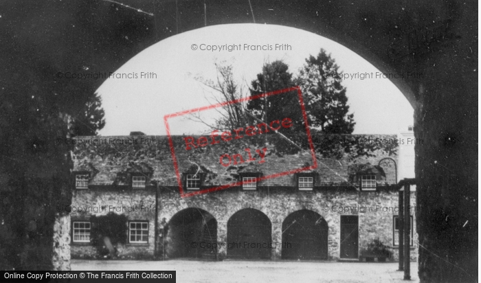 Photo of Llandeilo, Dinefwr Castle, Courtyard c.1960